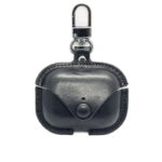 AirPods Pro Black Leather Cover Front and Back Protection Billion Cover