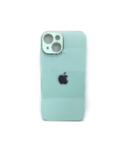 Stylish iPhone 14 Glass Back Cover in Light Green: Premium Protection