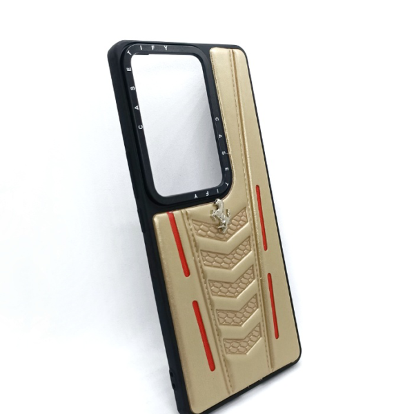 Vivo V29 5G Golden Semi-Leather Back Cover-latest cases