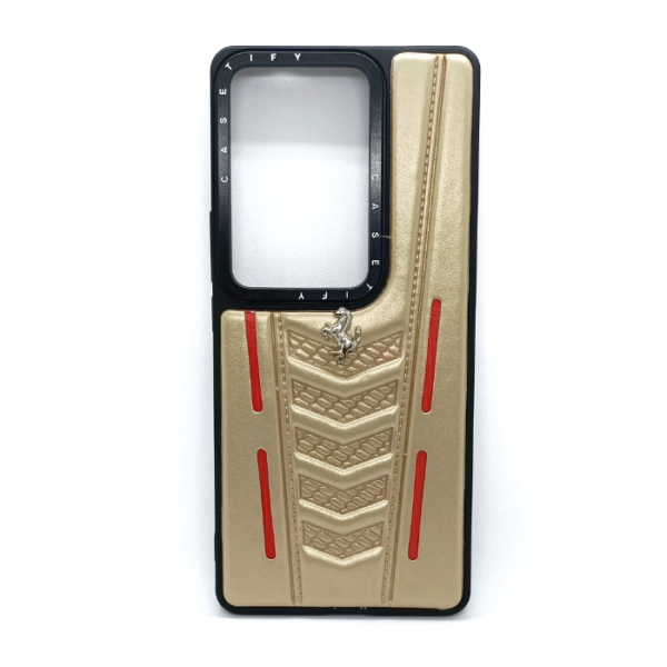 Vivo V29 5G Golden Semi-Leather Back Cover