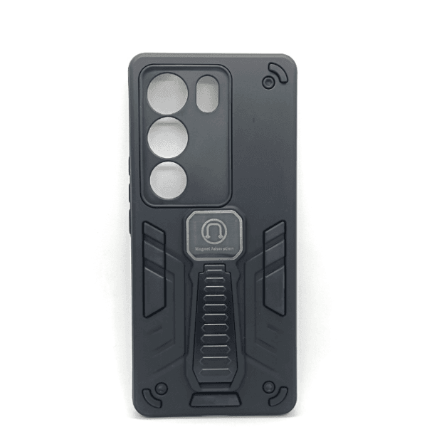 Vivo V29 5G Black Hard Stand Cover | Durable Protection