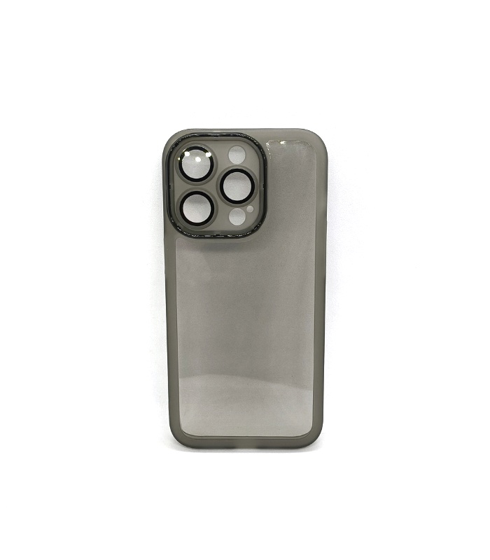 Soft silicone TPU iPhone 14 Pro cover with camera protector