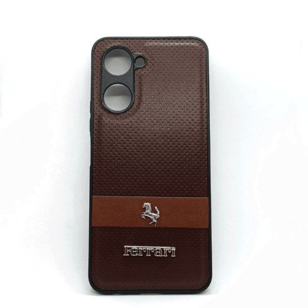 Classy Vivo Y18 Leather Cover - Elegant & Durable