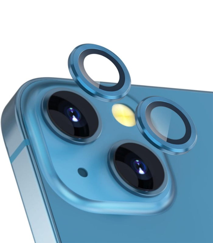 iPhone 13 Blue Camera Ring - Stylish Lens Protection Billion Cover