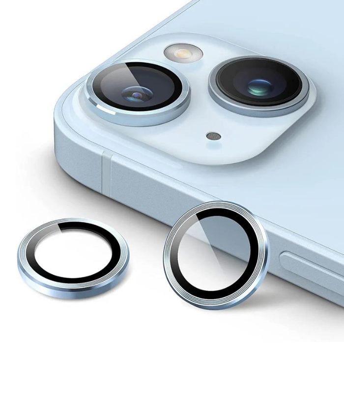 iPhone 14 Blue Camera Lens Protector - Full Protection