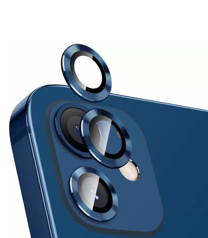 iPhone 12 Camera Ring Blue | Stylish Camera Protection Billion Cover