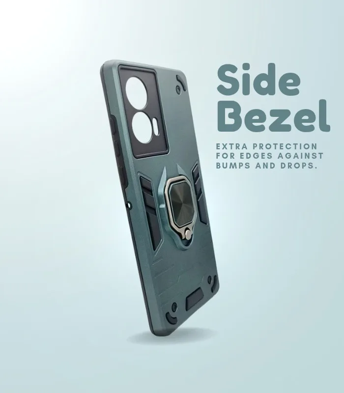 Motorola G85 5G Stand and Ring Cover-All Rounded Protection - Image 6