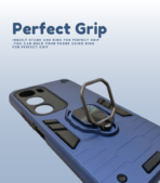 Vivo Y29 5G Ring Stand Cover- grip use ring and stand