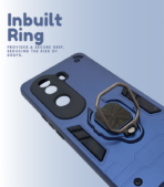 Stand back Cover for Vivo V40E 5G | Armor Ring And Stand case