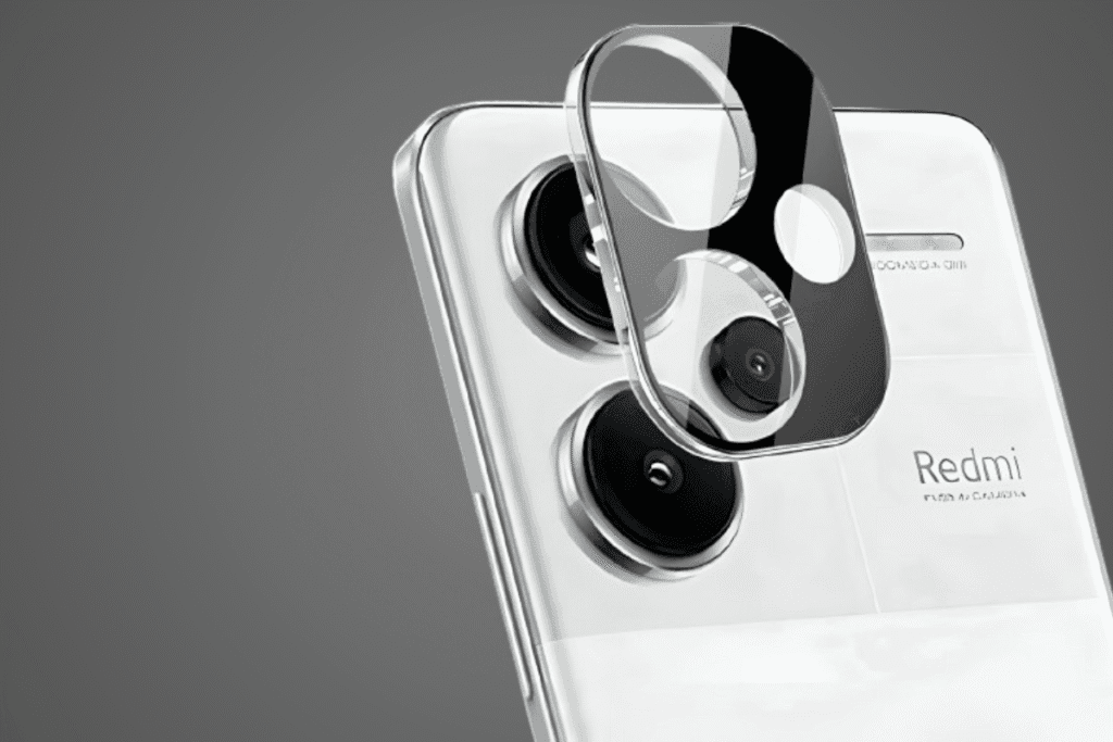 empered glass camera lens protector on redmi 13 pro plus