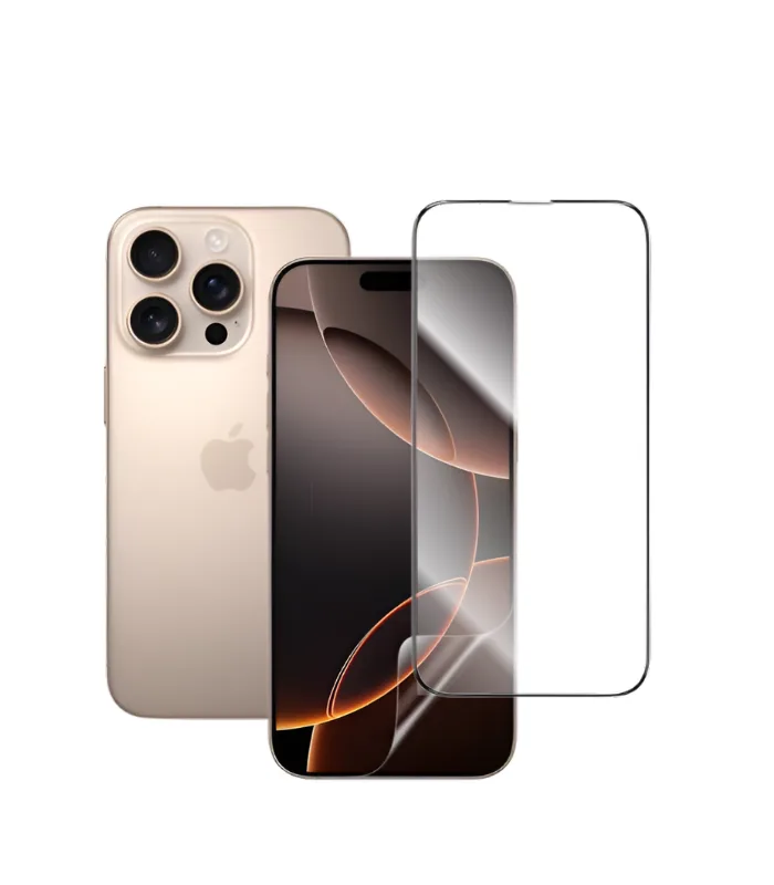 iPhone 16 Pro Ultra Clear Glass | Pristine Screen View - Image 1