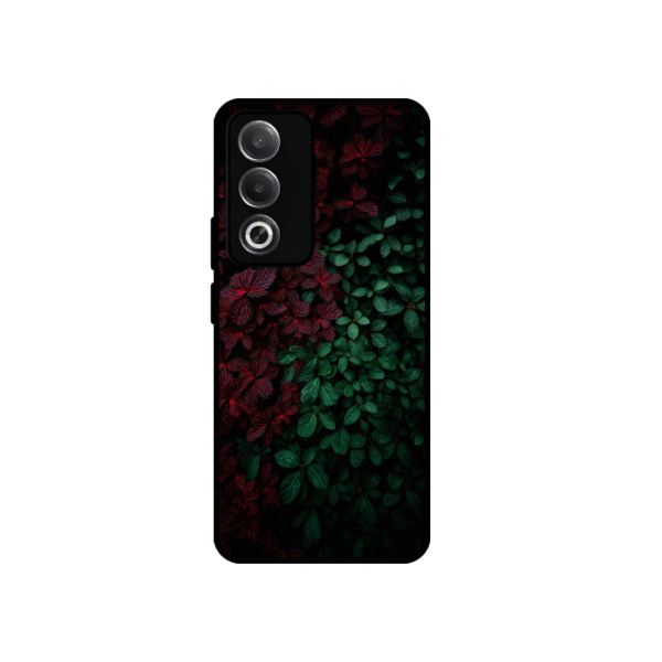 Dual-Tone Nature Leaf Pattern Back Cover for OPPO A3 Pro 5G