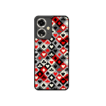 Abstract Playing Cards Theme Glossy Back Cover – Modern Fun Pattern