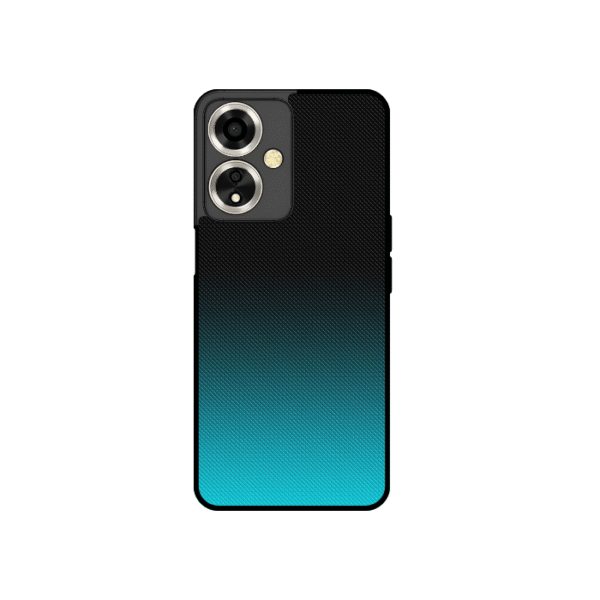 Glossy Metal Finish Back Cover – Blue to Black Abstract Gradient Design