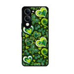 Heart shape organic look back cover glossy finishing
