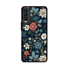 Beautifull floral glossy metal case stunning quality