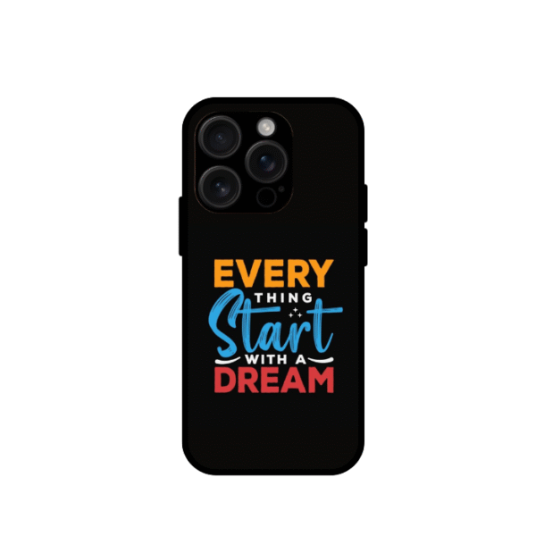 Start With Dream iPhone 16 pro max metal case