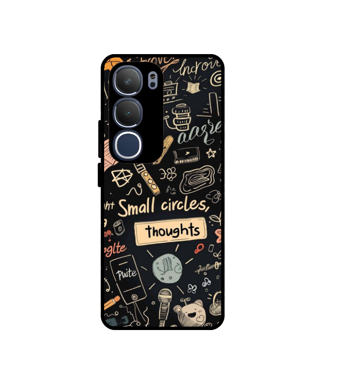 wp-17609075982035394978794838726754.png Thoughts Art typography glossy metal case for vivo y29 5g - Image 1