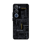 Positive Typography Glossy metal case for Vivo Y29 5g