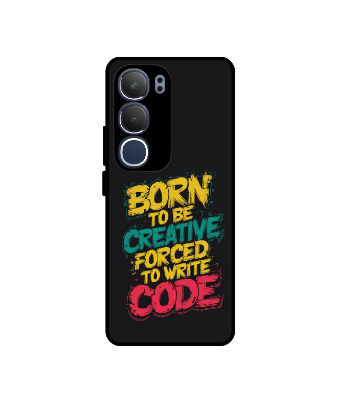 wp-17609075987266315717348811084450.png Born to be creative glossy case for Vivo Y29 5G - Image 1