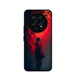 Red Moon Anime Aesthetic Glossy Cover Realme 12 5G – Artistic Shine & Premium Vibe