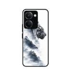 Bold White Tiger Cover for Realme P3 5G Case Monochrome Art