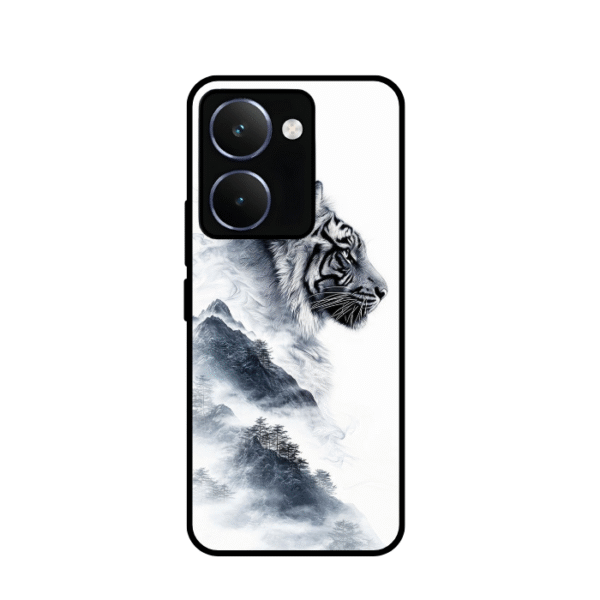 Bold White Tiger Cover for Realme P3 5G Case Monochrome Art