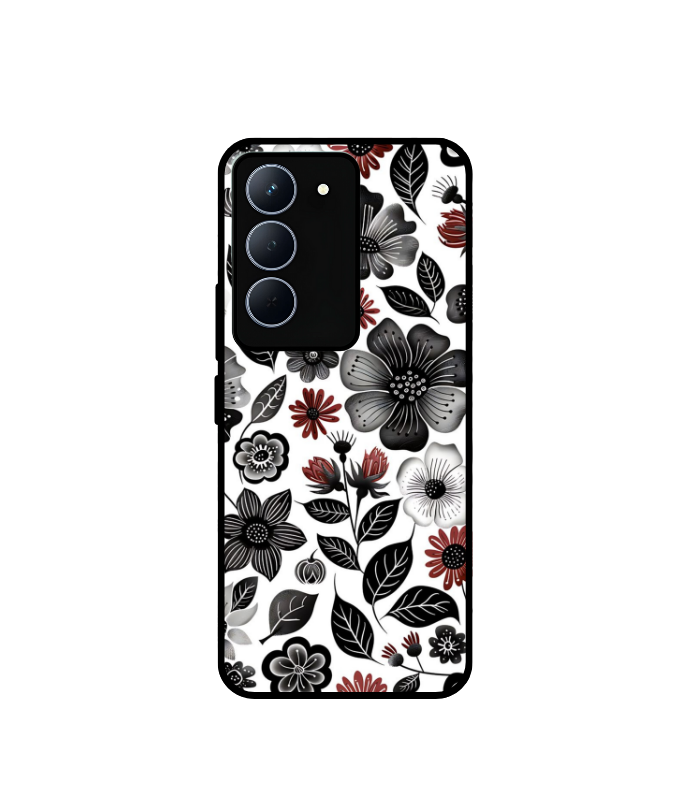 Elegant Floral Glossy Cover for Realme P3X 5G
