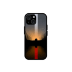 Serene Sunrise Cabin Cover for iPhone 15 Case