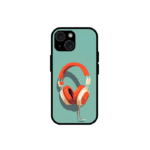 Retro Headphones Art Cover for iPhone 15 Case