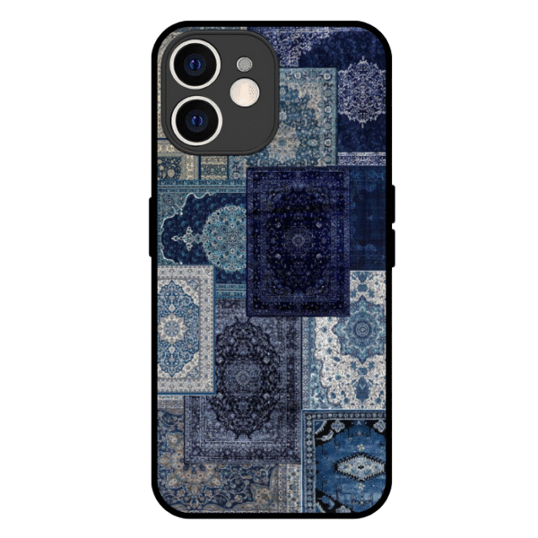 Blue Persian Rug iPhone 12 Back Cover - Vintage Style