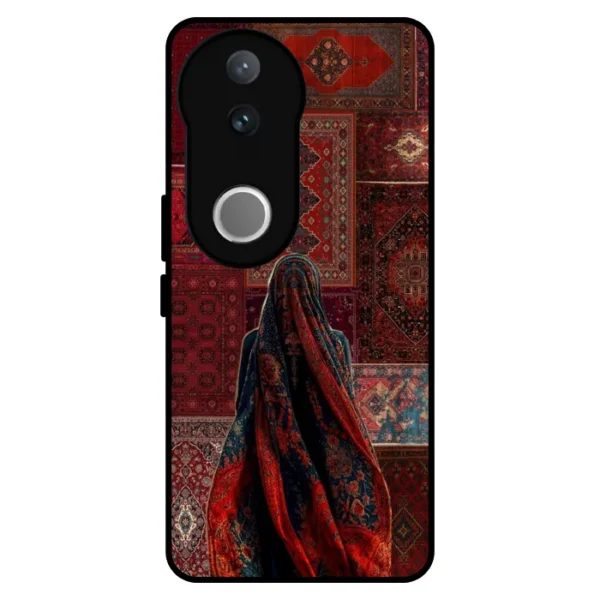 Vivo V50 5G Pashmina Style Case Premium Red