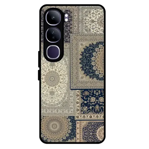 Vivo Y300 5G Blue Persian Carpet Design Case