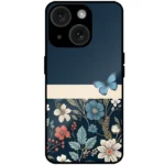 Blue Butterfly Mobile Cover For iPhone 15