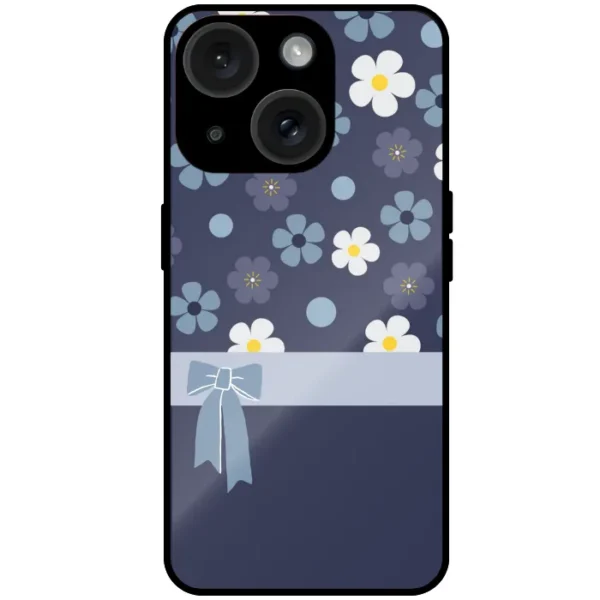 Cute Ribbon Mobile Cover For iPhone 15
