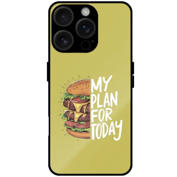 Burger Party Plan Mobile Cover For iPhone 16 Pro Max