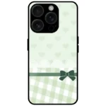 checks Heart Design Mobile cover for iphone 15 pro