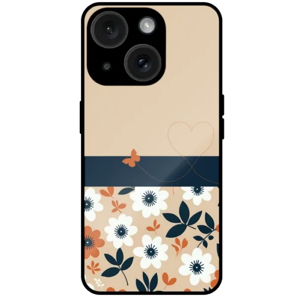 Heart butterfly Mobile cover for iphone 15