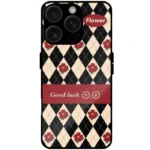 Good Luck Floral Mobile Cover For iPhone 16 Pro Max