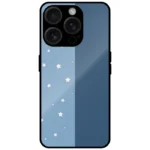 Blue Star Minimal Design Mobile Cover for iPhone 15 Pro