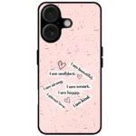 Motivational Quote Aesthetic Mobile Cover for iPhone 16 Plus