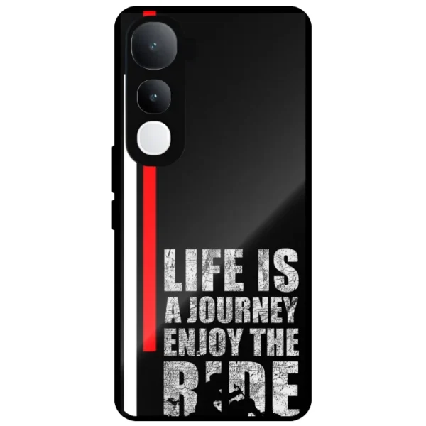 Life Is a Journey Quote Cover for Vivo Y400 5G