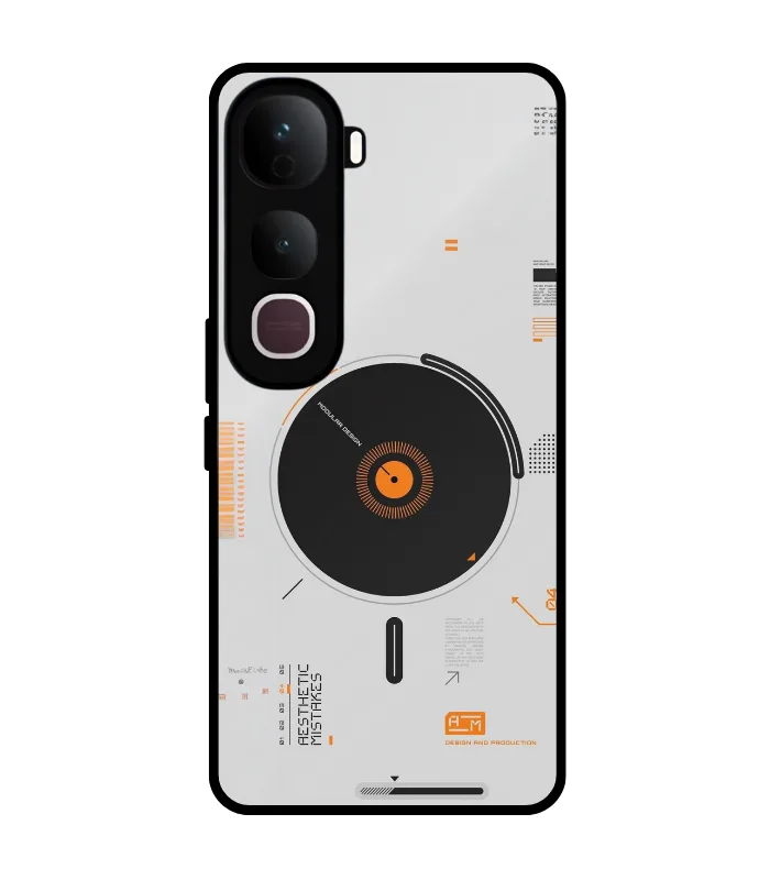 magsafe case stylish look for y400 proPattern_0036 DJ Vinyl Music Minimal Cover for Vivo Y400 Pro 5G - Image 1