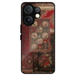 Red Persian Carpet Vintage Mobile Cover for Vivo V60 5G