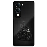black bike lover cover for vivo y19 5g