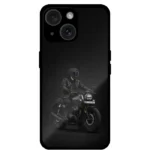Premium Black Rider Back Cover For iPhone 13